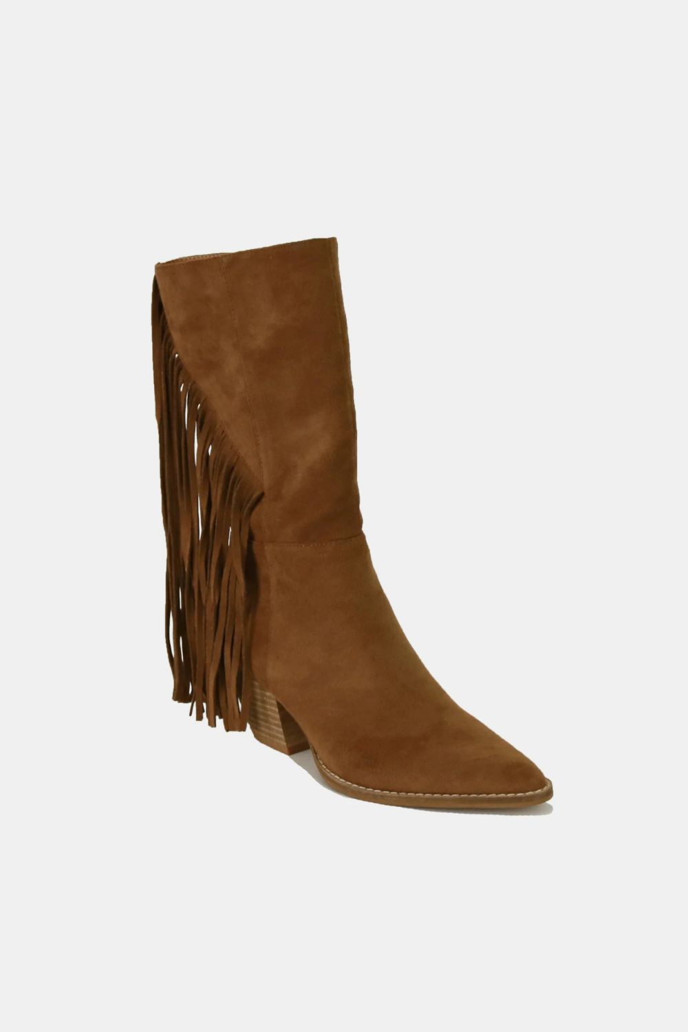 MIDTOWN Suede Fringe Boots