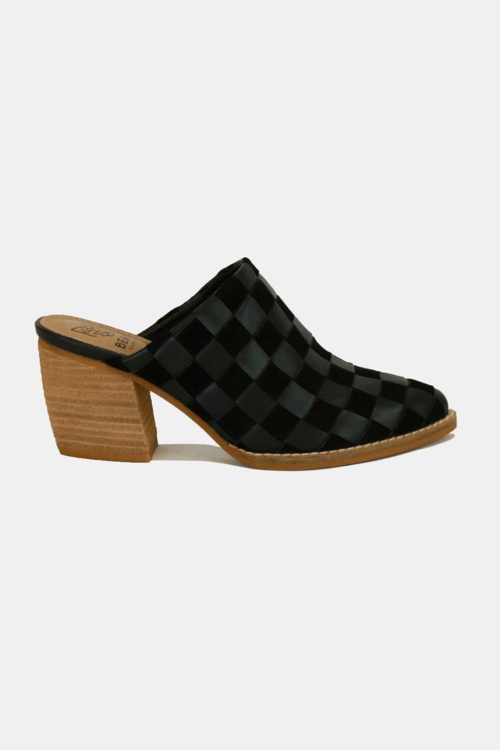 BELMONT Checkerboard Mule - Black