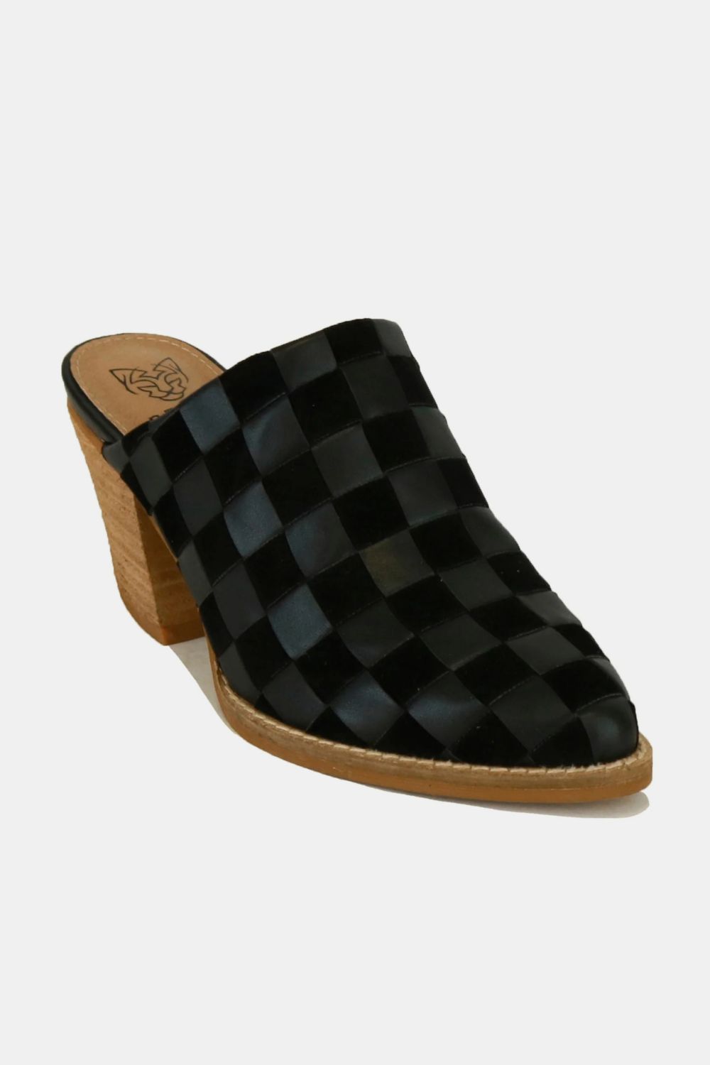 BELMONT Checkerboard Mule - Black