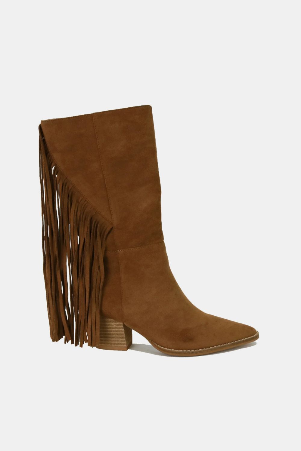 MIDTOWN Suede Fringe Boots