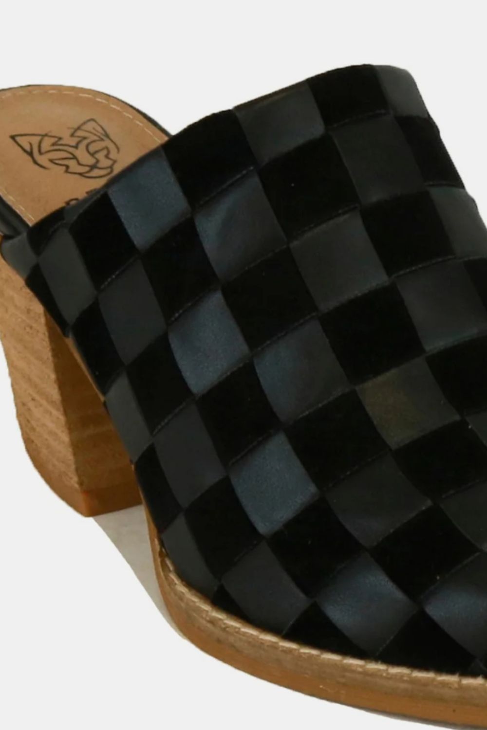 BELMONT Checkerboard Mule - Black