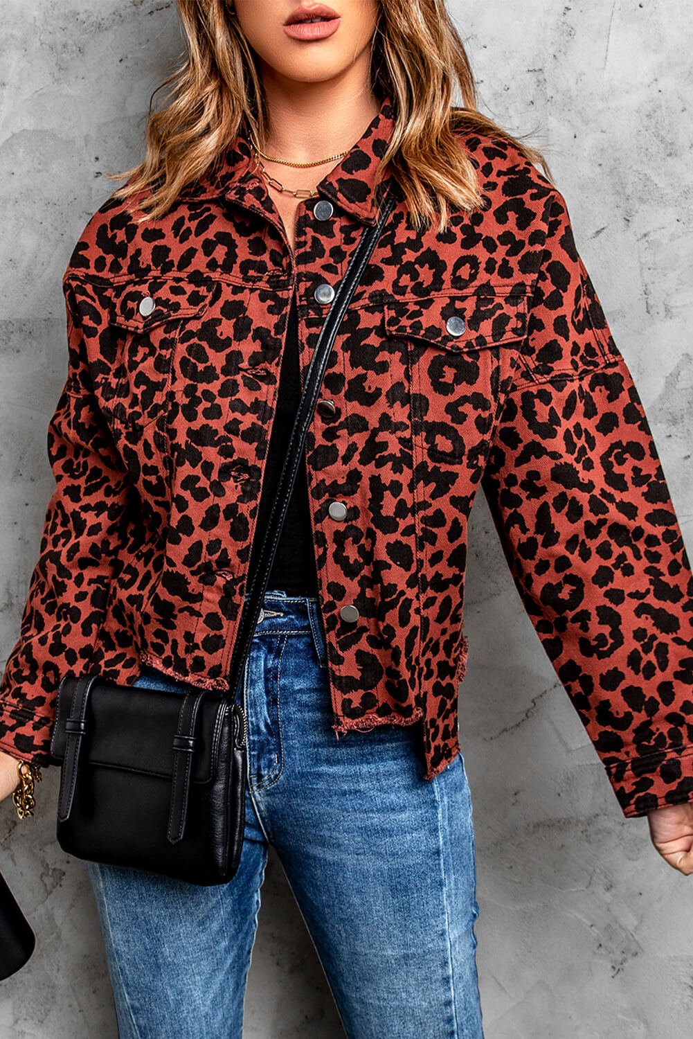 JOLIE Leopard Print Jacket