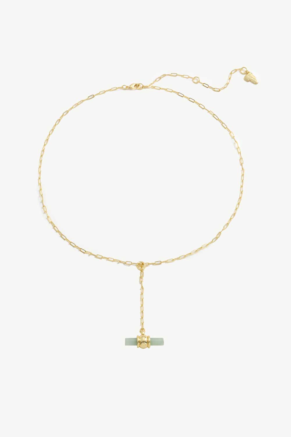 Dainty Does It Gold-Plated Bar Pendant Necklace