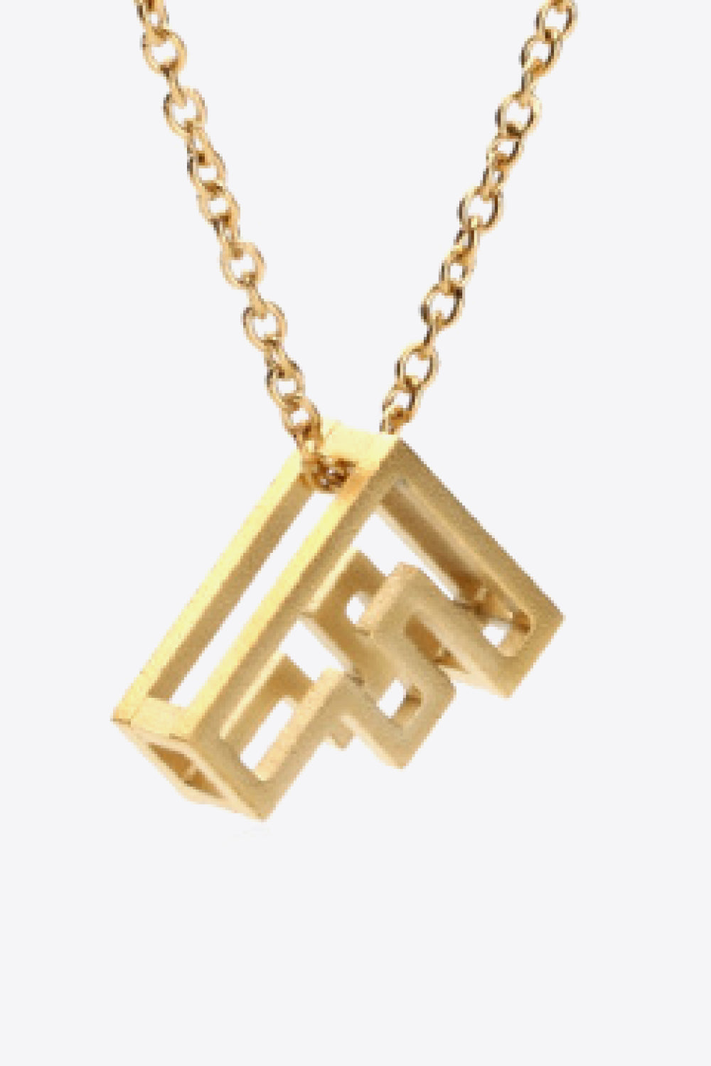 A to J Letter Pendant Nekclace