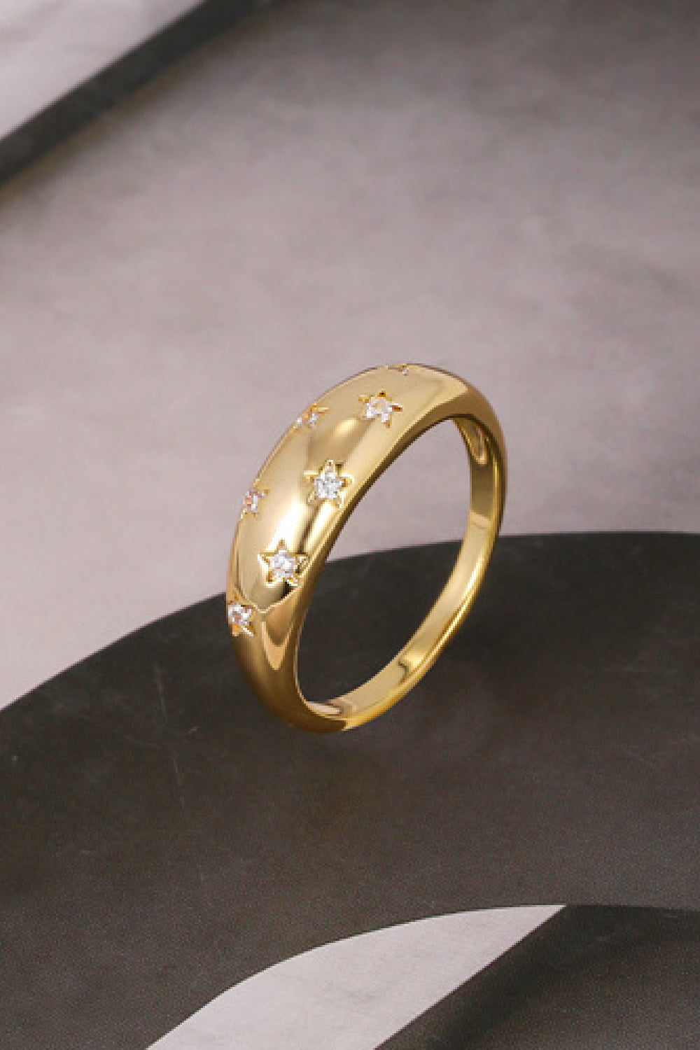 Seek The Heavens 18k Gold-Plated Star Ring