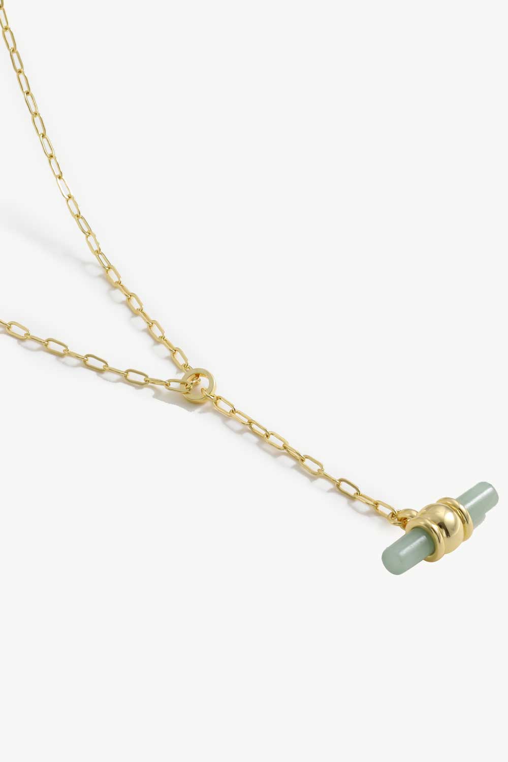 Dainty Does It Gold-Plated Bar Pendant Necklace