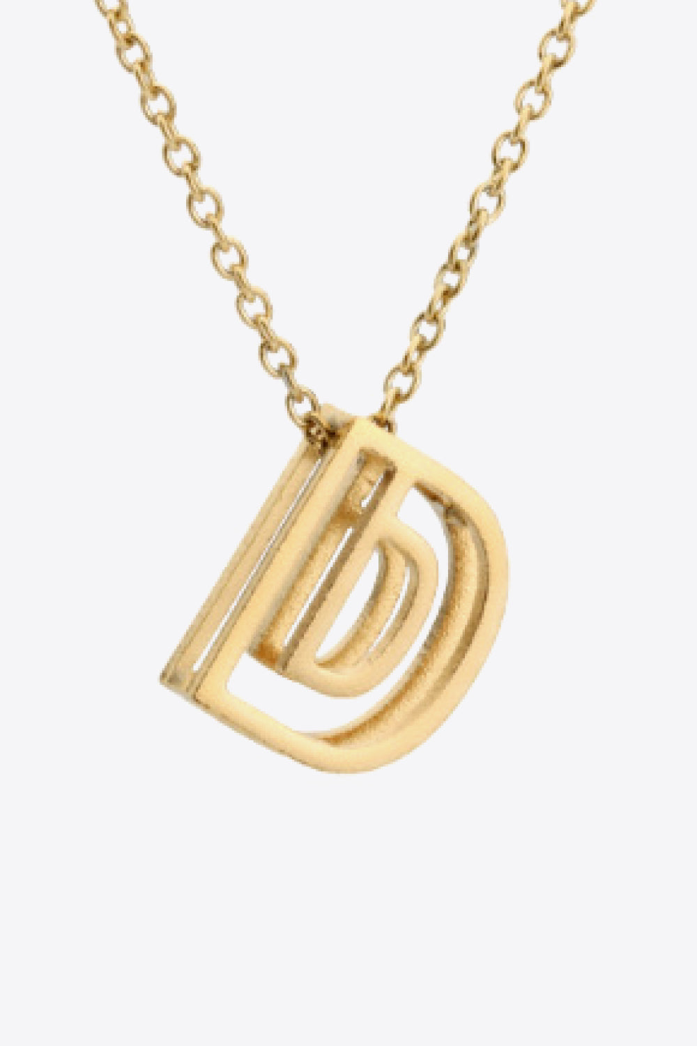 A to J Letter Pendant Nekclace