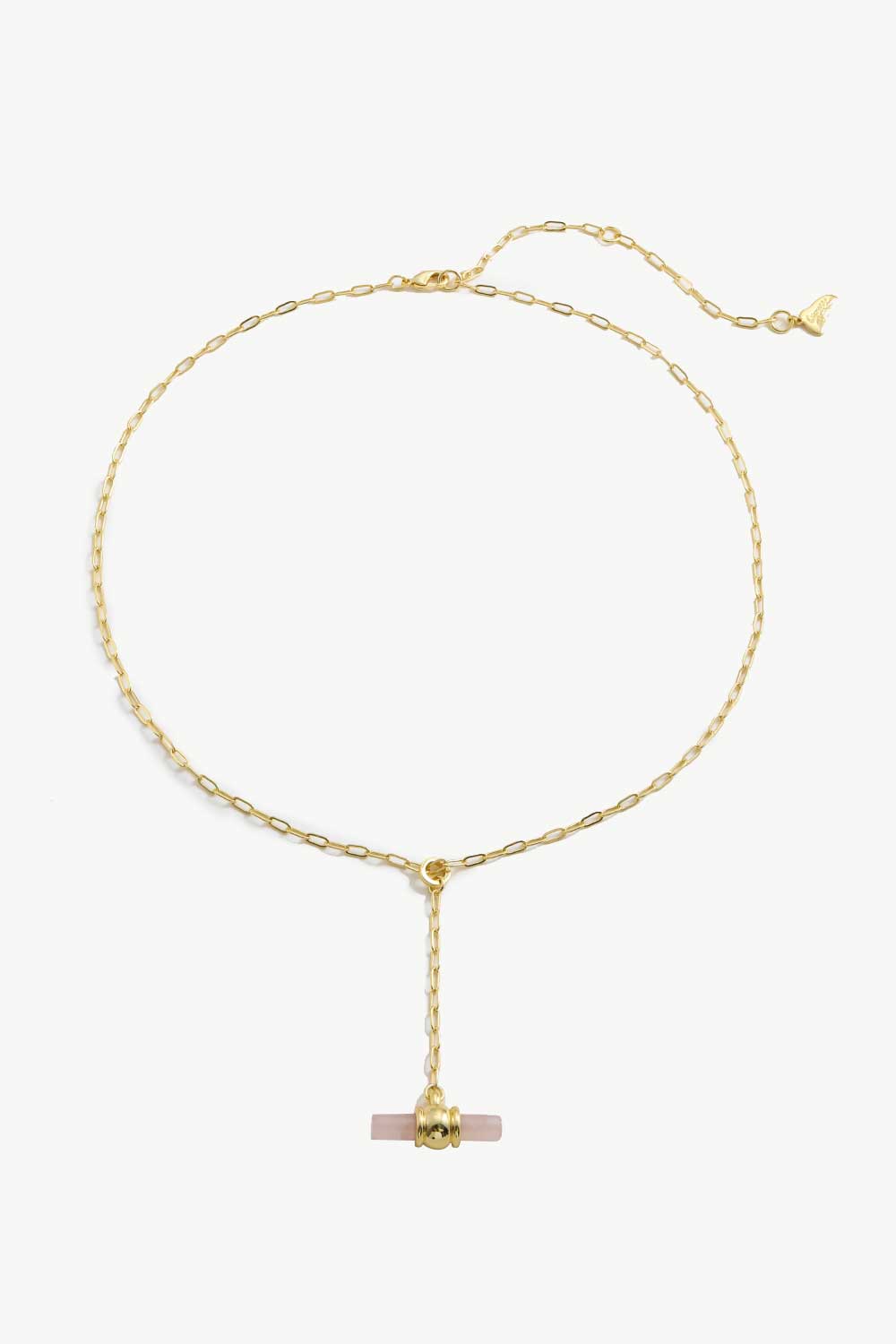 Dainty Does It Gold-Plated Bar Pendant Necklace