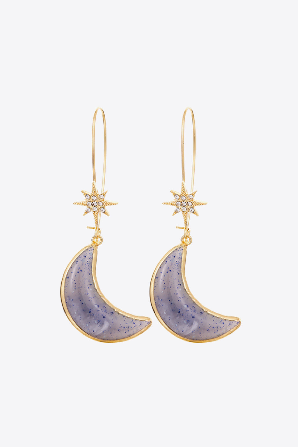 Over the Moon Drop Earrings