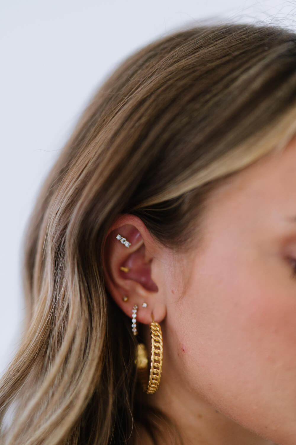 Crushing On You Gold-Plated Hoop Earrings