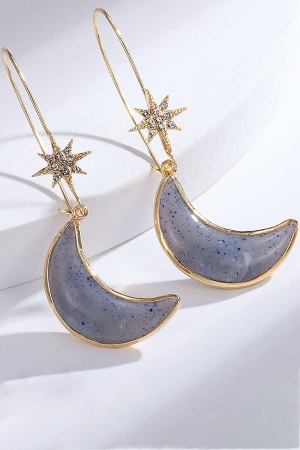 Over the Moon Drop Earrings