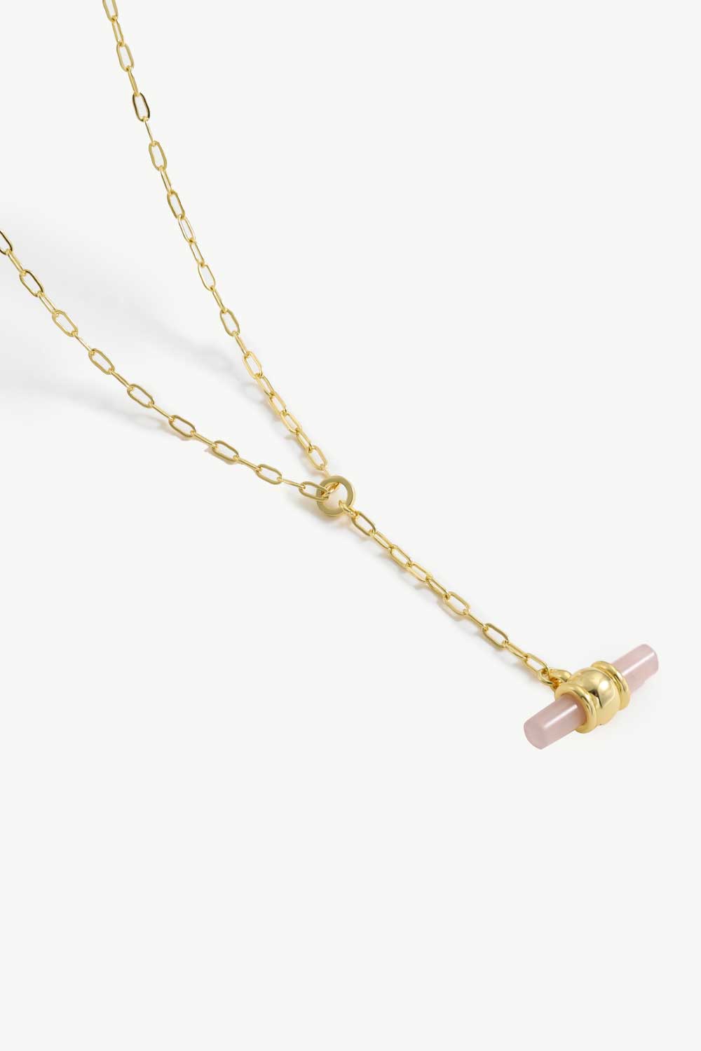 Dainty Does It Gold-Plated Bar Pendant Necklace