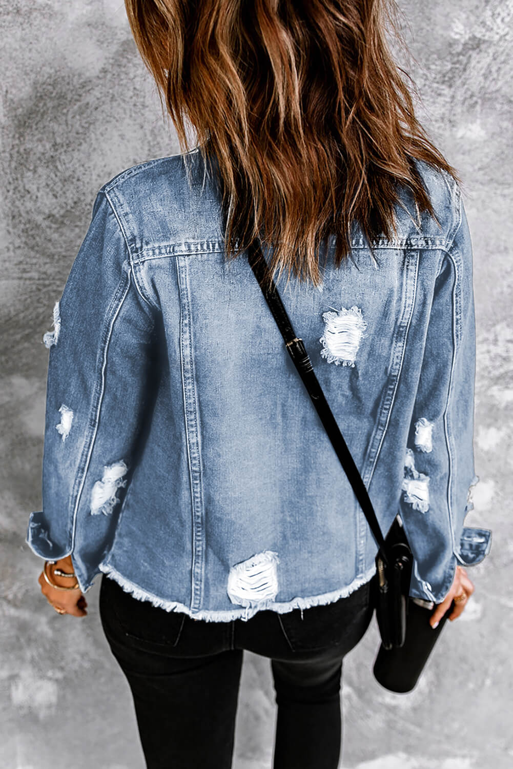 PORTMAN Distressed Denim Jacket